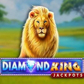 Diamond King Jackpots game by SpinPlay Games – logo hosted on Sloterra Casino
