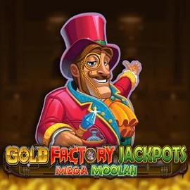 Play Gold Factory Jackpots Mega Moolah slot by Aurum Signature Studios on slottera.de