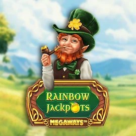 Rainbow Jackpots Megaways logo by Red Tiger Gaming Sloterra Casino