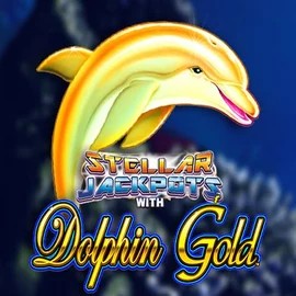 Dolphin Gold with Stellar Jackpots by Lightning Box Game, showcased at slottera.de – game logo