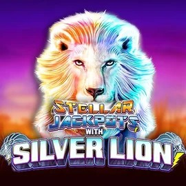 Stellar Jackpots with Silver Lion logo by Lightning Box Game at Sloterra Casino